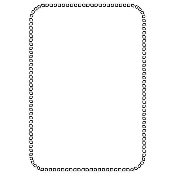 SVG Border 75 A4 size