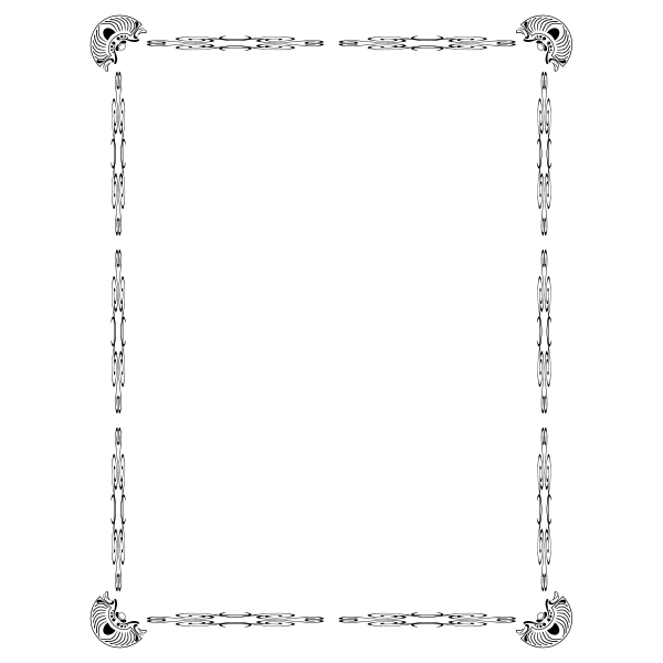 SVG Border 86 US size