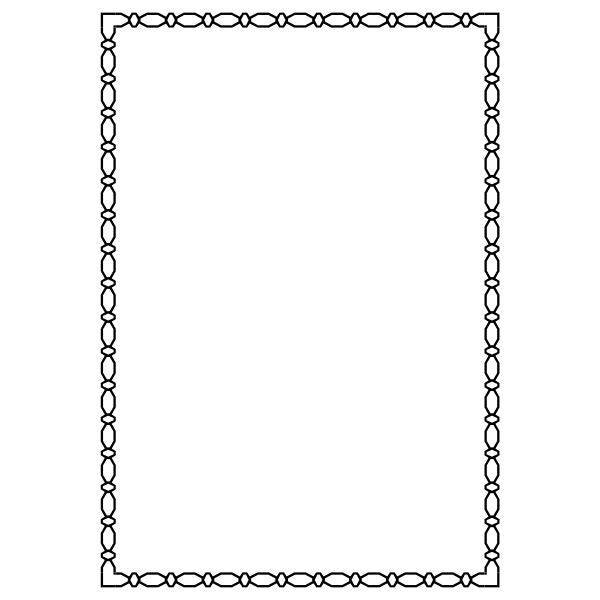 SVG Border 87 A4 size