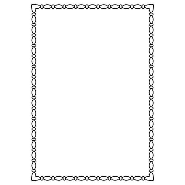 SVG Border 88 a4 size