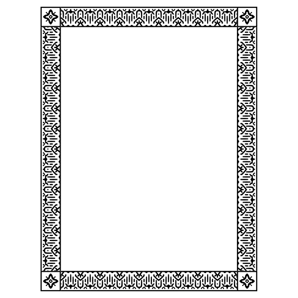 SVG Border 90 US size