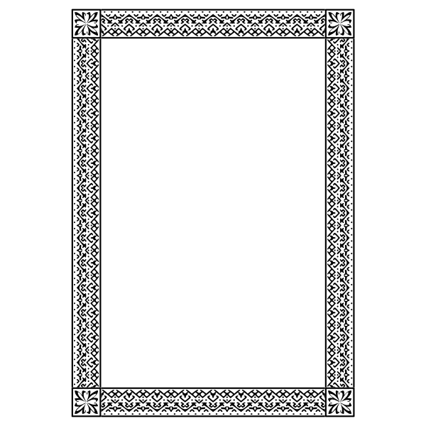 SVG Border 92 A4 siz4