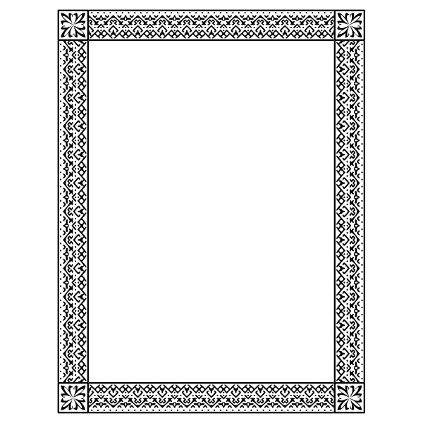 SVG Border 92 US size