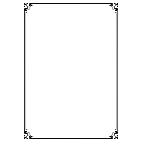 SVG Border 93 A4 size