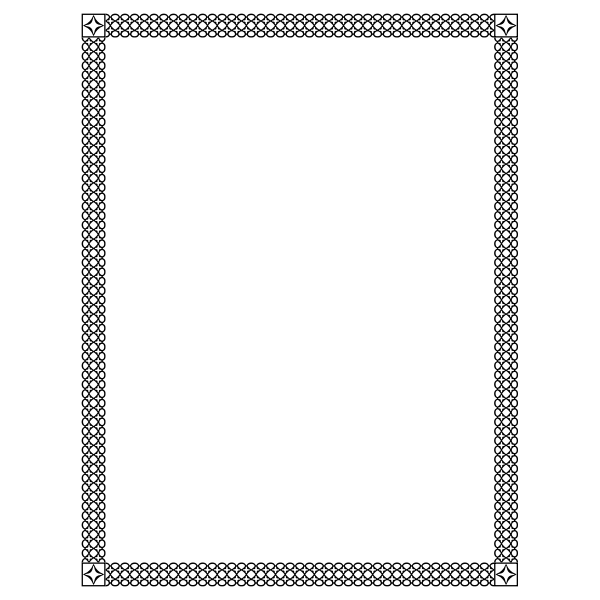 SVG Border 95 US size