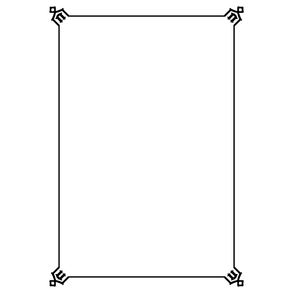 SVG Border 97 A4 size