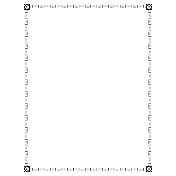 SVG Border frame