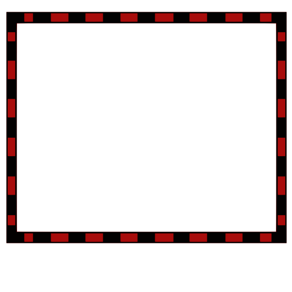 SVG border redBlack4x33