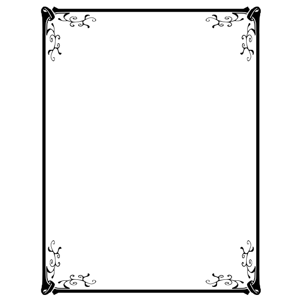 SVG Border with decoration