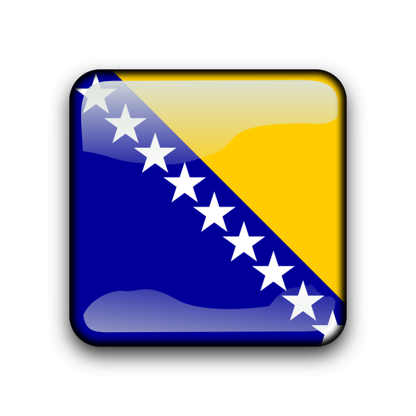 SVG Bosnia and Herzegovina flag button