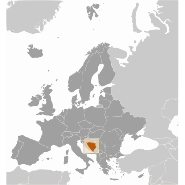 SVG Bosnia and Herzegovina location