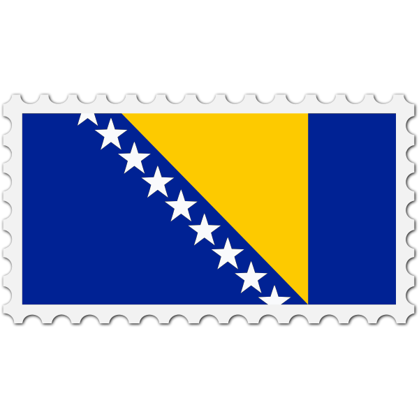 SVG Bosnian and Herzegovinian flag