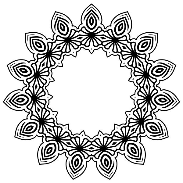SVG Botanic decoration