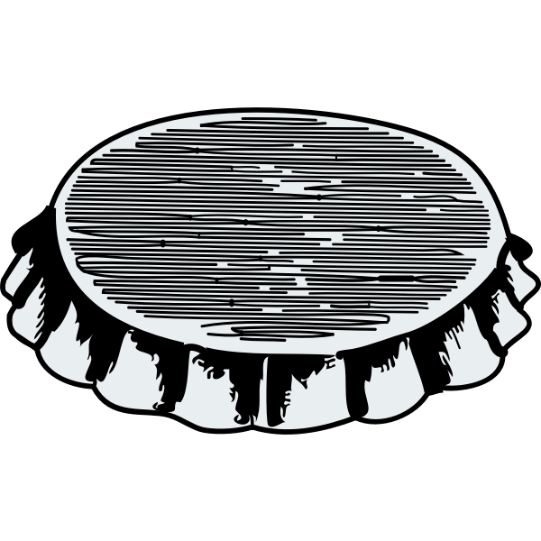 SVG bottle cap