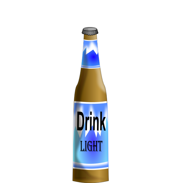 SVG Bottle of beer vector clip art