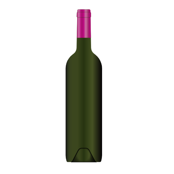 SVG Bottle of wine 3