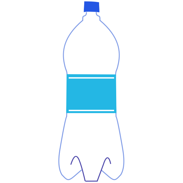 SVG Bottle vector image