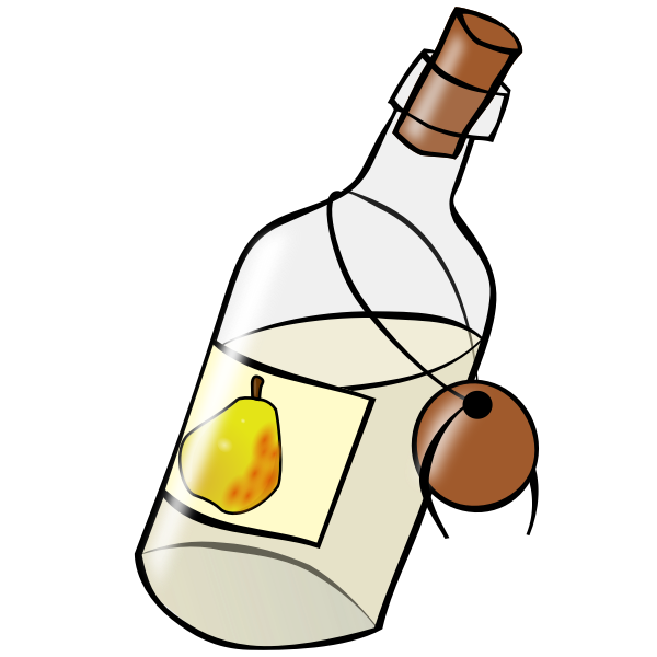SVG Bottle with moonshine