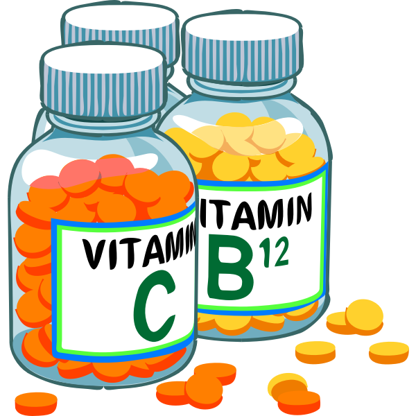 SVG Bottled vitamins