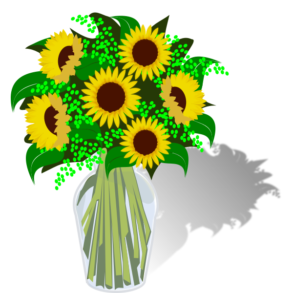 SVG Bouquet of sunflowers