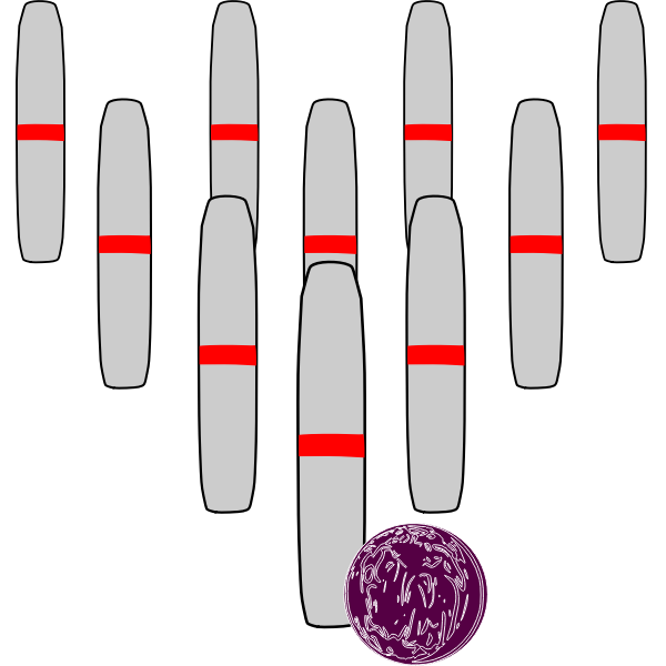 SVG Bowling Candlepins