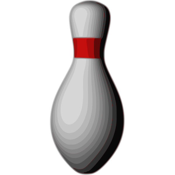 SVG Bowling duckpin vector illustration