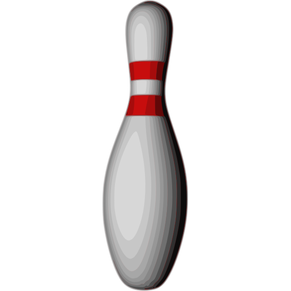 SVG Bowling pin icon vector illustration