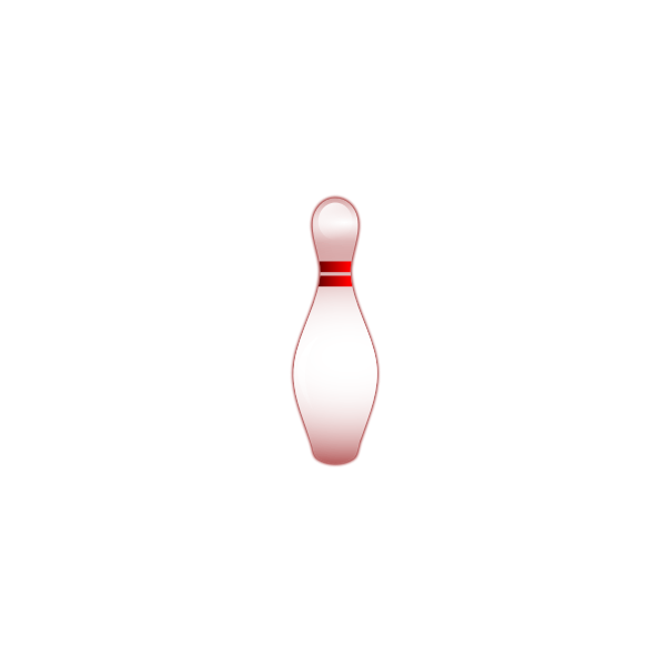 SVG Bowling pin vector illustration
