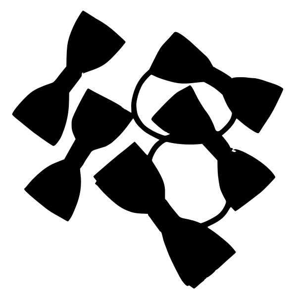 SVG Bows silhouette