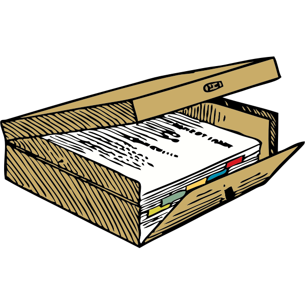 SVG Box file vector image