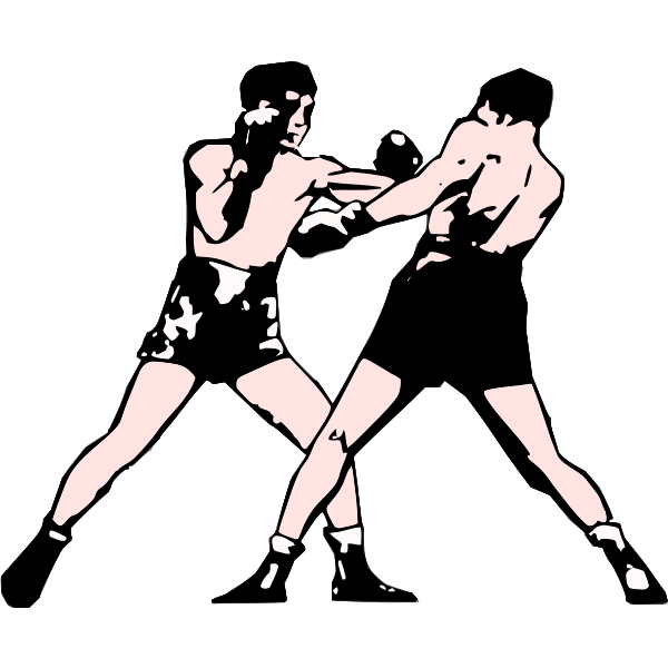 SVG Boxers vector illustration