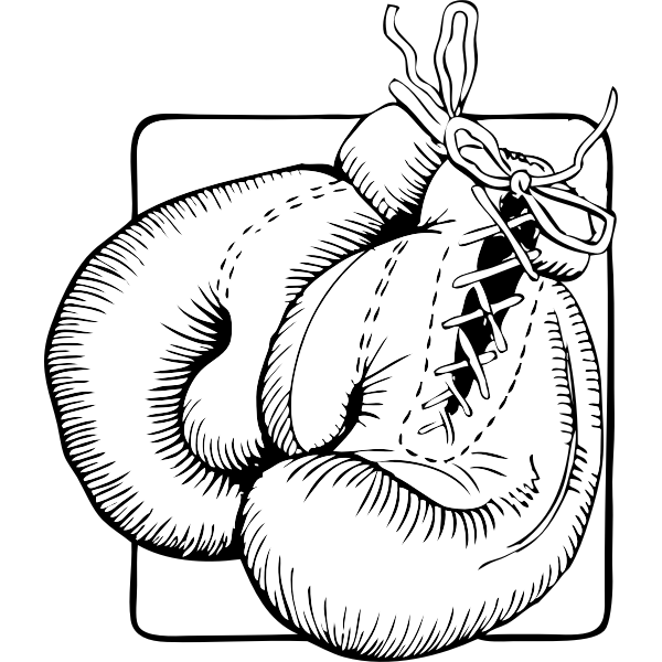 SVG Boxing gloves vector graphics