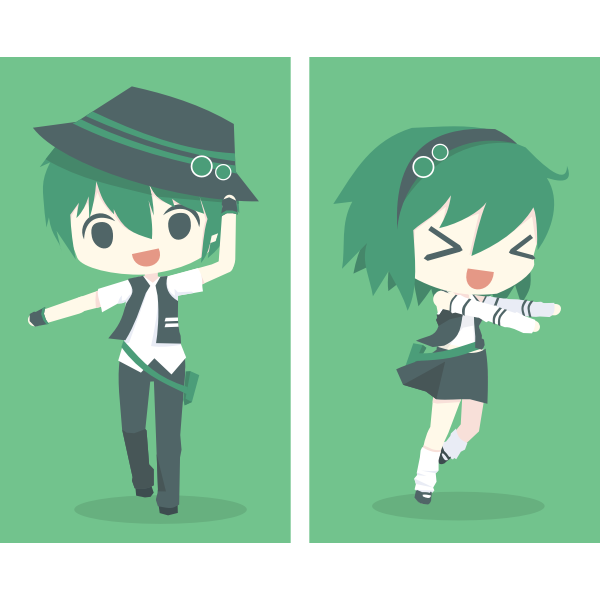 SVG Boy amp girl dancing