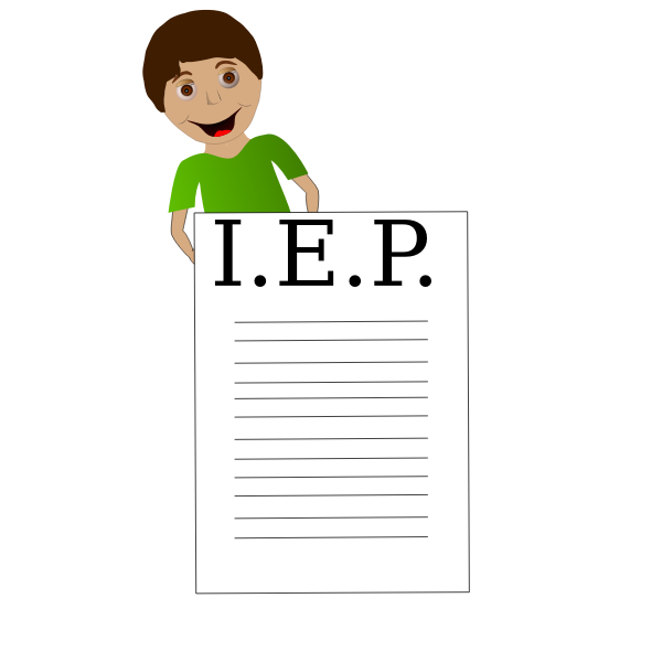 SVG Boy Behind IEP