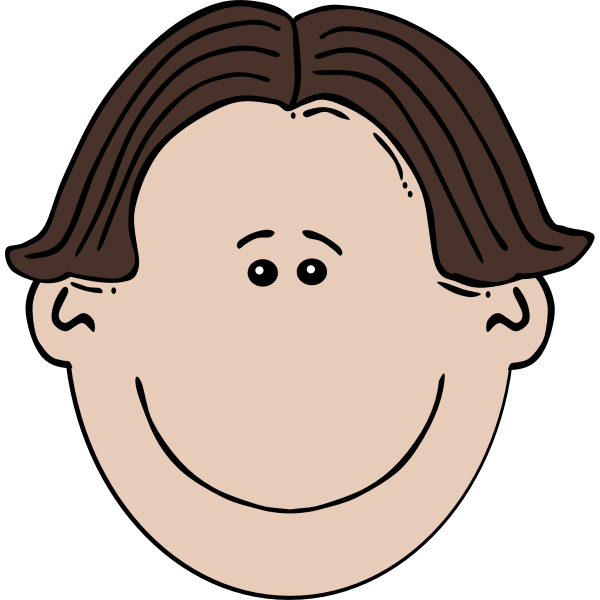SVG Boy Face Graphics