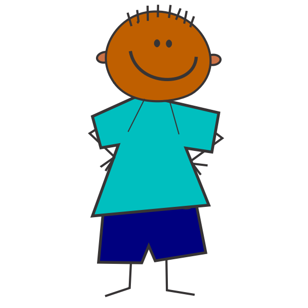 SVG Boy in blue