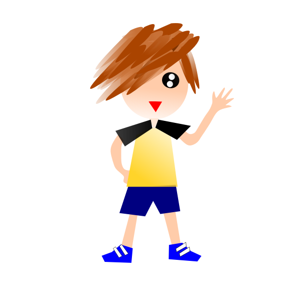 SVG Boy in sportswear