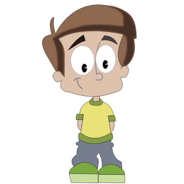 SVG Boy vector graphics