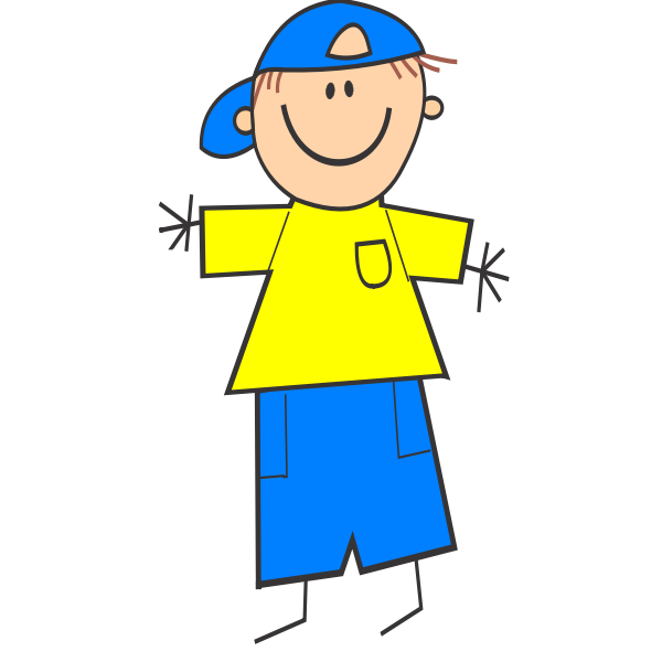 SVG Boy with cap