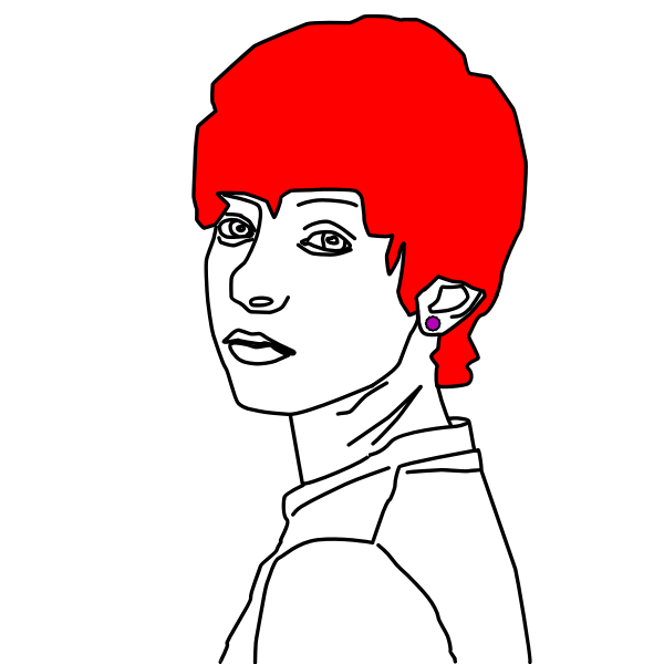SVG Boy with red hair