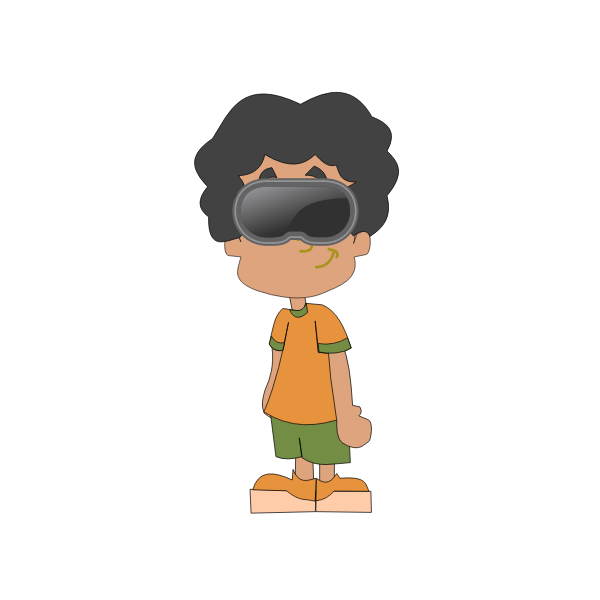 SVG Boy With Vr Goggles