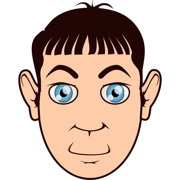 SVG Boy039s head image