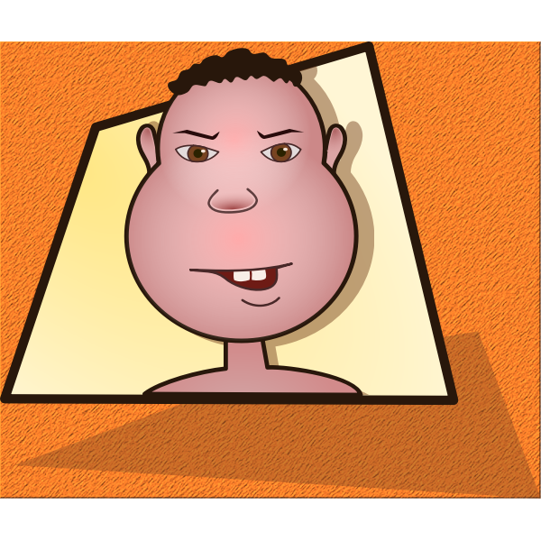 SVG Boy039s wall portrait