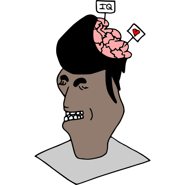 SVG Brain Buste