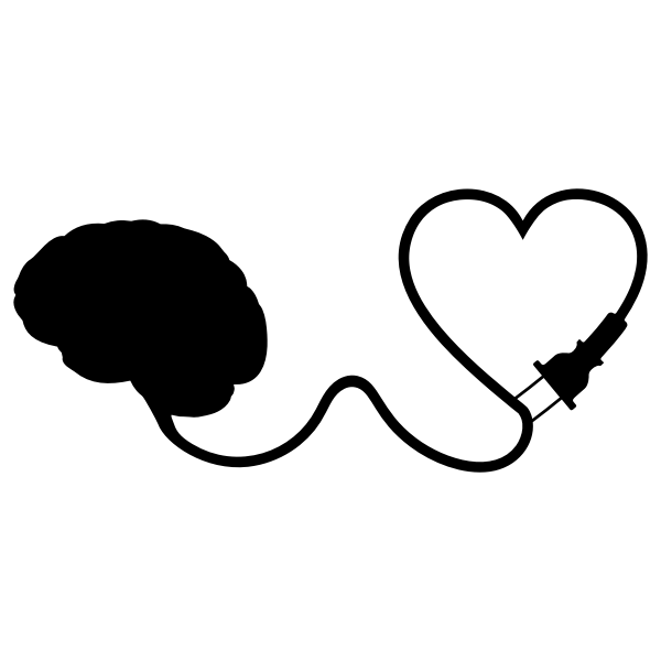 SVG Brain heart plug