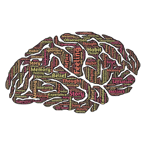 SVG Brain typography