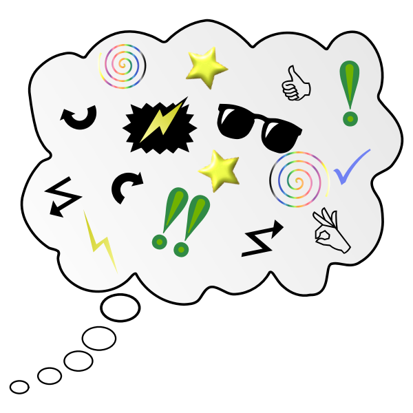 SVG Brainstorm bubble