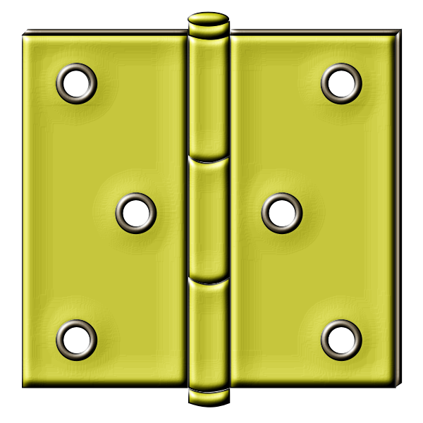 SVG Brass Hinge