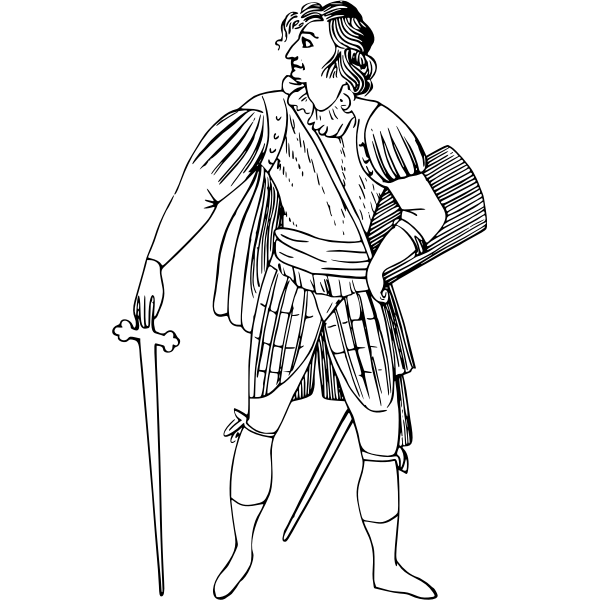 SVG Brave knight