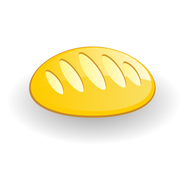 SVG Bread icon vector drawing
